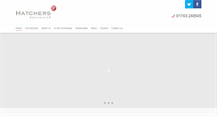 Desktop Screenshot of hatchers.co.uk